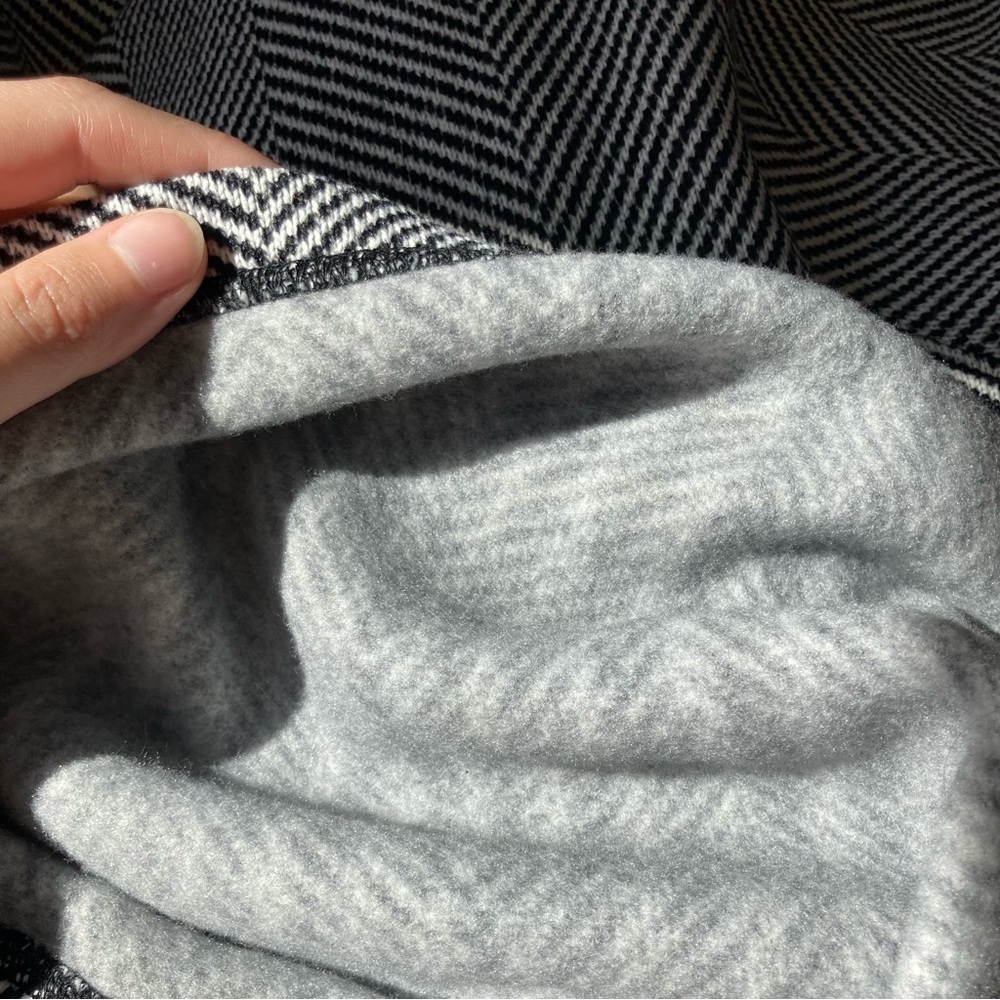 Herringbone Mock Neck Patterned Sweater - image 5